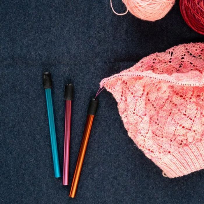 Protège pointes aiguilles circulaires - Knit Pro x 3
