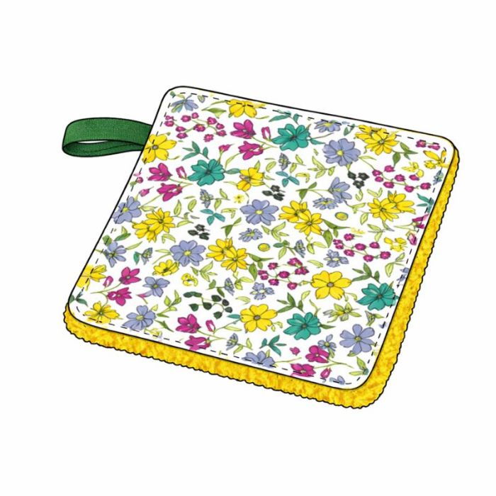 Kit couture lingettes démaquillantes - moutarde