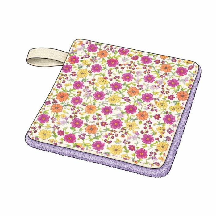 Kit couture fournitures lingettes démaquillantes - lilas