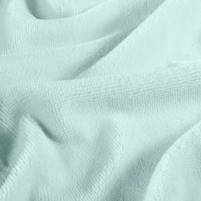 Tissu micro éponge bambou Oeko-Tex - menthe x 10 cm