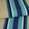 Tissu extérieur transat Dralon rayures - beige x 10 cm