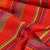 Tissu déperlant extérieur à rayures - rouge x 10 cm