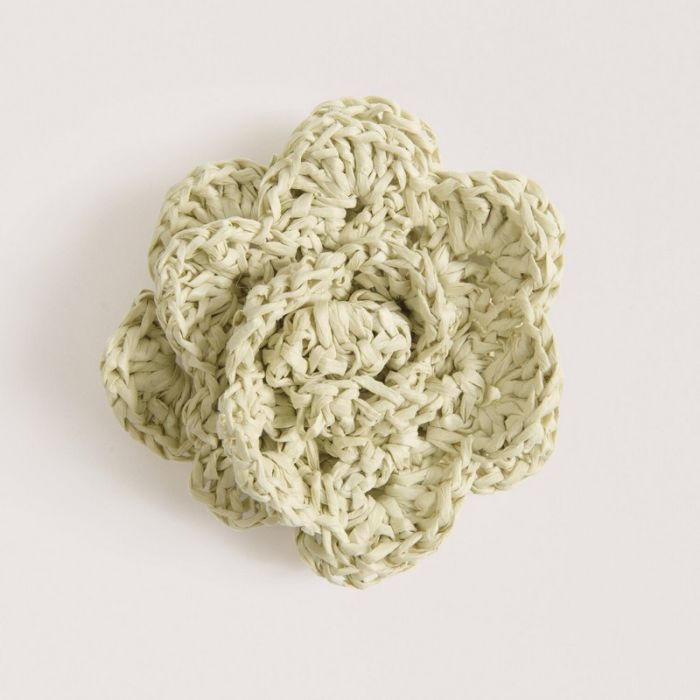 Kit crochet fleur modèle 14 Luxury Knits - Rico design