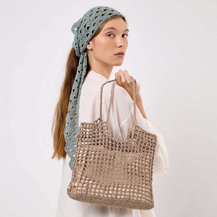 Kit crochet sac modèle 20 Luxury Knits - Rico design