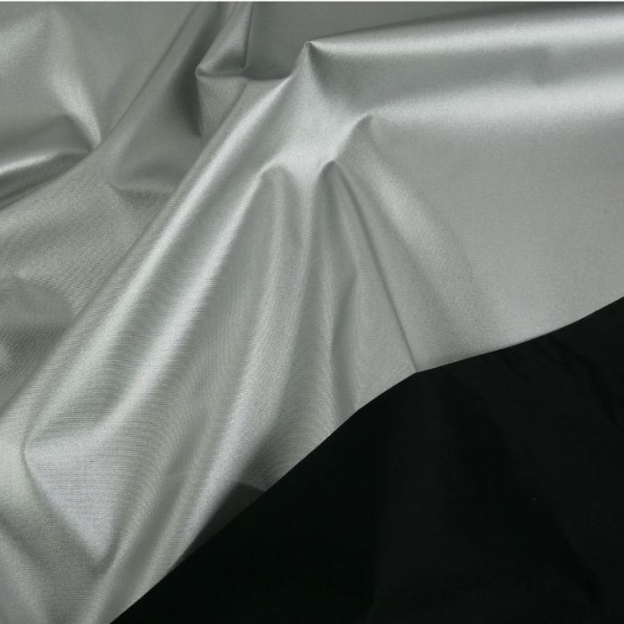 Tissu doublure thermique - noir x 10 cm