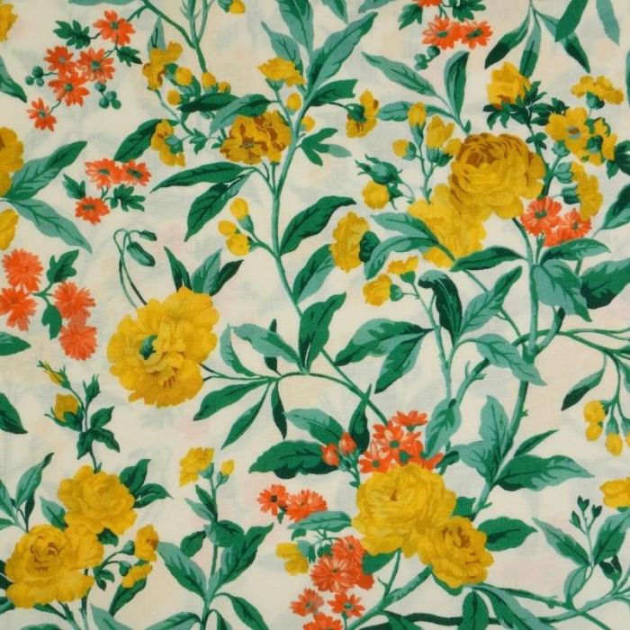 Tissu Liberty of london Matilda Trail - jaune x 10 cm