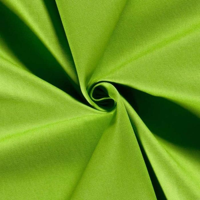 Tissu coton demi-natté canvas uni - vert pomme x 10 cm