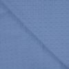 Tissu voile coton rayures - bleu denim x 10 cm