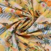Tissu voile coton La Riviera - jaune x 10 cm