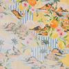 Tissu voile coton La Riviera - jaune x 10 cm