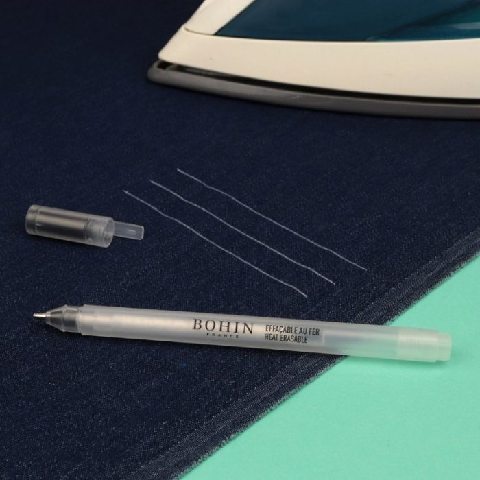 Stylo blanc effaçable au fer à repasser Kekalor - Bohin