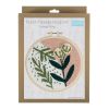 Kit broderie punch needle avec tambour - Fleurs