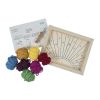 Kit broderie punch needle avec tambour - Rayons de soleil
