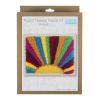 Kit broderie punch needle avec tambour - Rayons de soleil