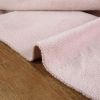 Tissu micro éponge bambou Oeko-Tex - rose clair x 10 cm