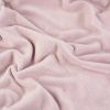 Tissu micro éponge bambou Oeko-Tex - rose clair x 10 cm