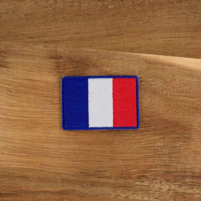 Ecusson thermocollant drapeau français
