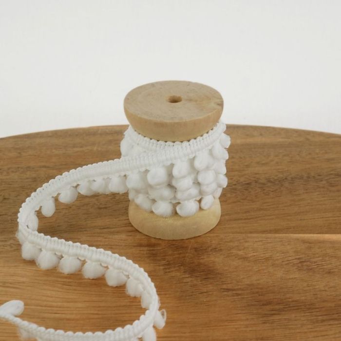 Galon pompons 6 mm x 10 cm