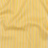 Tissu popeline coton à rayures - jaune x 10 cm