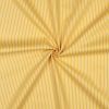 Tissu popeline coton à rayures - jaune x 10 cm
