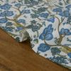 Tissu Liberty of london Doe a Deer - bleu x 10 cm