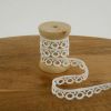Ruban guipure petits ronds x 10 cm