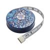Mètre ruban enrouleur 150 cm motifs fleurs