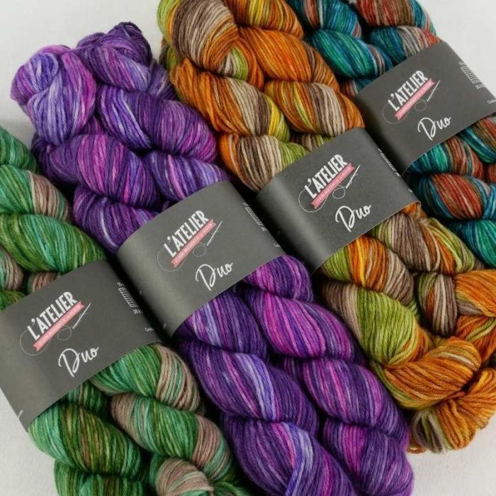 Duo - fil à chaussettes teint à la main - l'Atelier