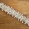 Galon double franges fantaisie 30 mmx 10 cm