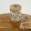 Galon double franges fantaisie 30 mmx 10 cm