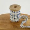 Galon double franges fantaisie 30 mmx 10 cm
