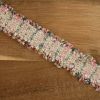 Galon double franges fantaisie 30 mmx 10 cm