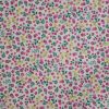Tissu batiste coton mini fleurs - framboise x 10 cm