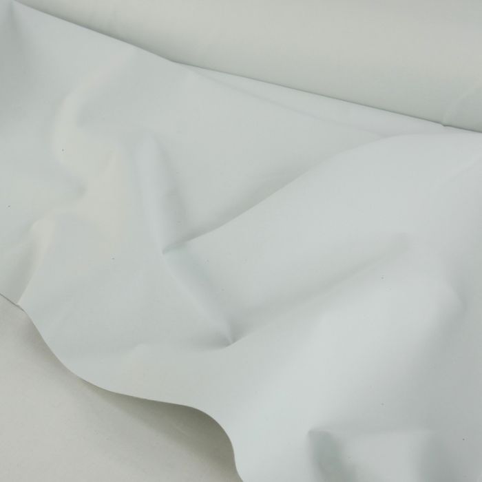 Tissu doublure occultant satiné - Blanc x 10 cm