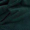 Tissu velours côtelé uni - vert canard x 10 cm