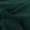 Tissu velours côtelé uni - vert canard x 10 cm