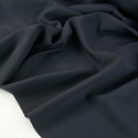 Tissu crêpe stretch polyester uni - gris anthracite x 10 cm