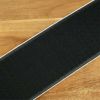 Bande scratch type Velcro adhésif 50 mm - noir x 10 cm