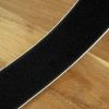 Bande scratch type Velcro adhésif 50 mm - noir x 10 cm