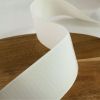 Bande scratch type Velcro adhésif 50 mm - blanc x 10 cm