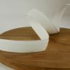 Bande scratch type Velcro adhésif 20 mm - blanc x 10 cm