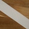 Bande scratch type Velcro à coudre 50 mm - Blanc x 10 cm