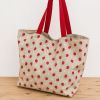 Kit couture Tote Bag à motifs fraises