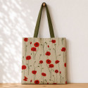 Kit - Tote Bag réversible à motifs coquelicots