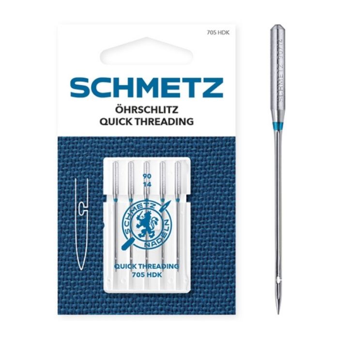 Aiguilles pour machine universelles enfilage facile - Schmetz
