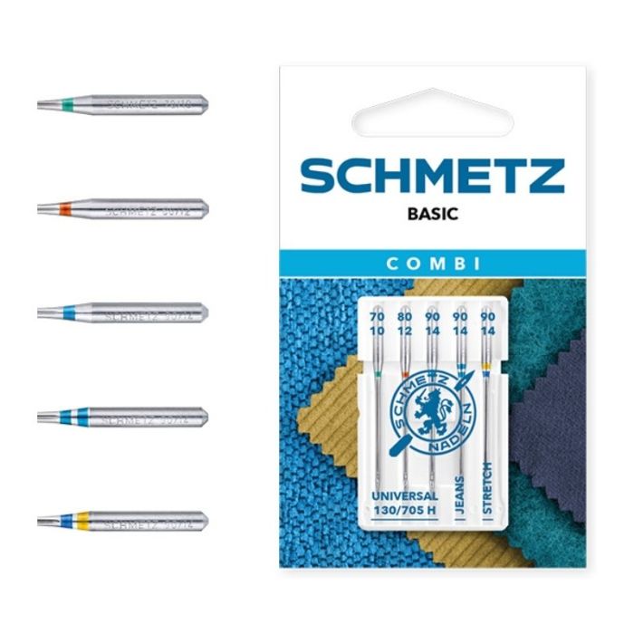 Aiguilles pour machine Assortiment Combi Basic - Schmetz
