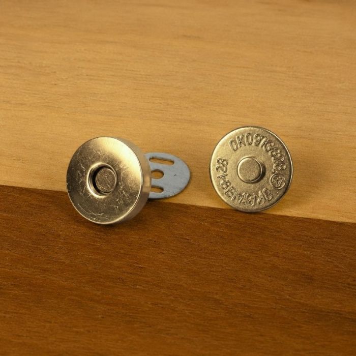 Boutons magnétiques métal 19 mm x 2