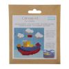Kit à broder canevas enfant - Bateau