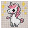 Kit à broder canevas enfant - Licorne