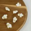 Bouton enfant mouton blanc 21 mm x 1